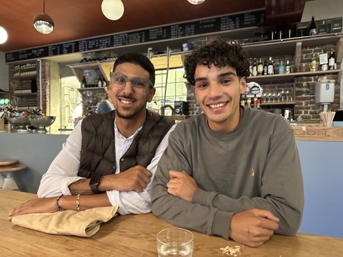 Mouchine El Kamlichi og Amar Tawafii fra Support, not protect