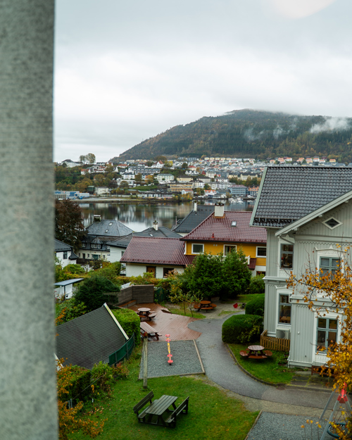 Utsikt fra Hansaparken i Bergen