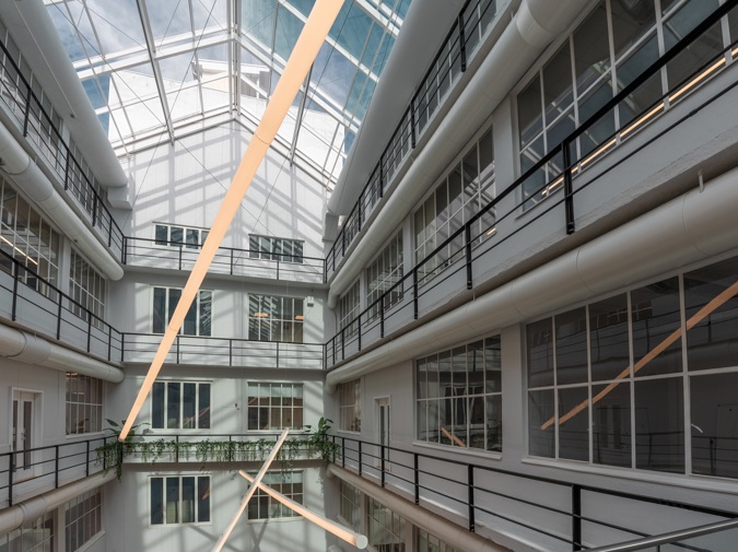 Bilde inne på Campus på Fjerdingen