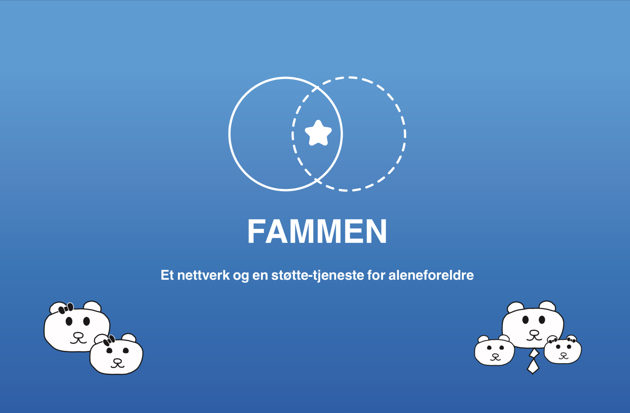 Fammen - Et nettverk og en støtte-tjeneste for aleneforeldre